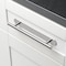 Gliderite Hardware 8-1/2 in. Satin Nickel Rounded Back Plate 6-1/4 in. Center to Center - 9343-160-SN 9343-160-SN-1 - alternate 3